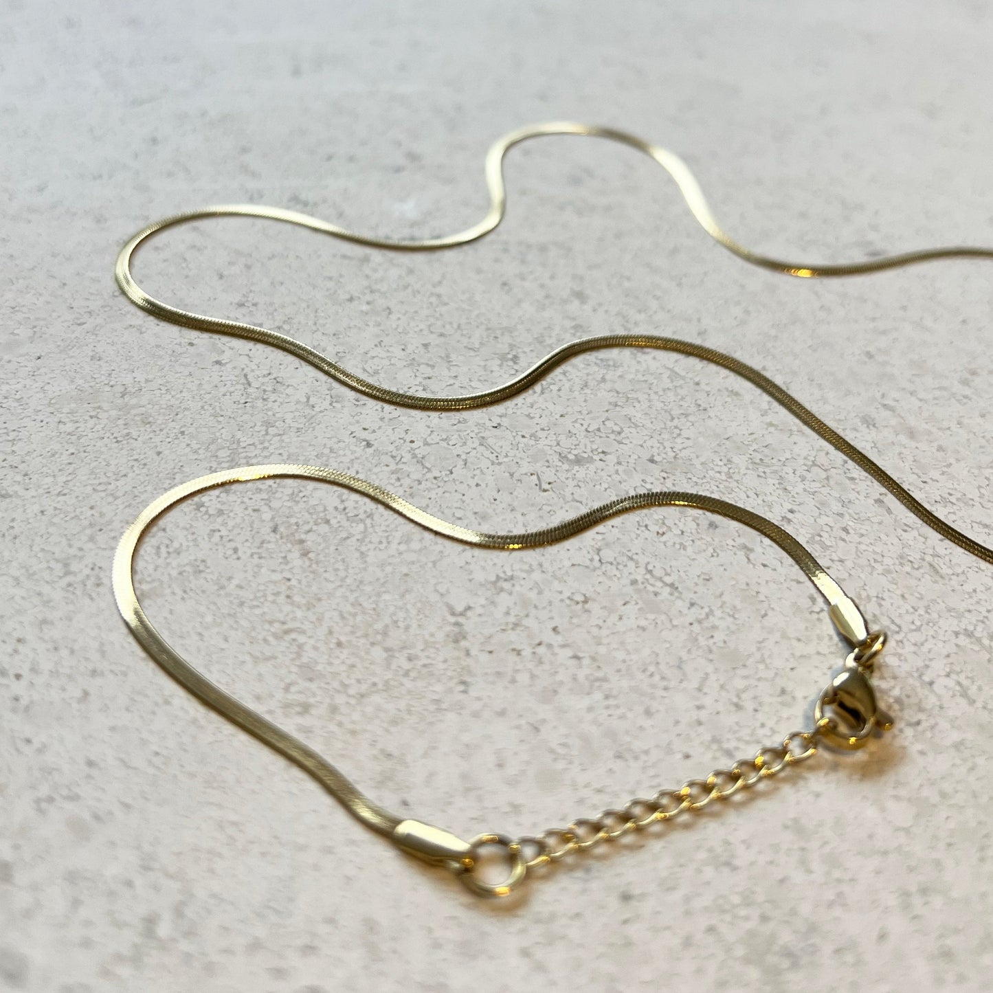 Sphinx 2mm Snake Chain Bracelet - Gold